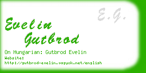 evelin gutbrod business card